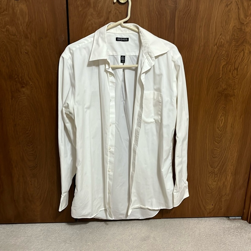George White Long Sleeve Dress Shirt